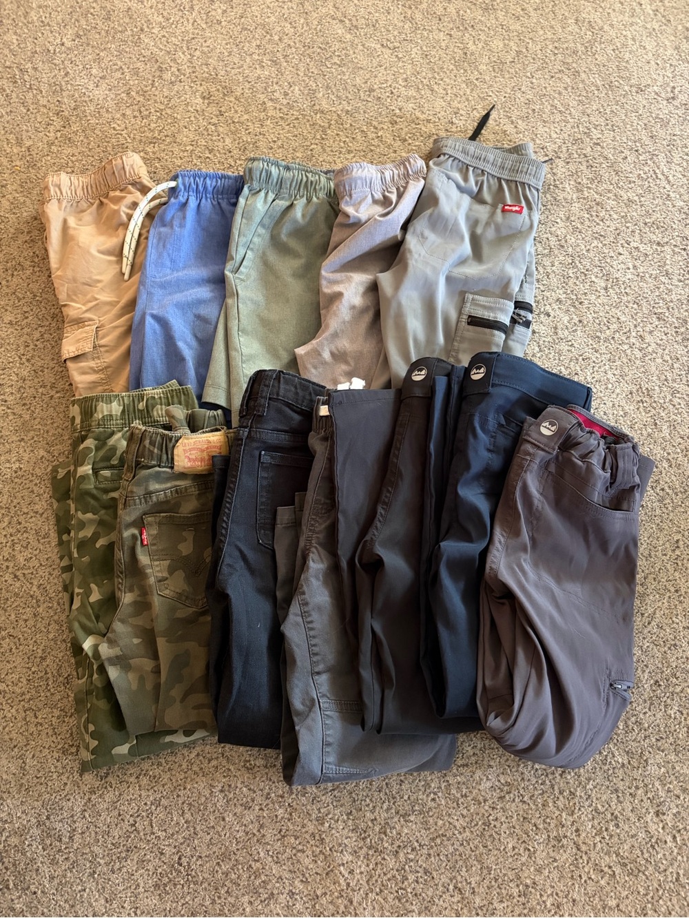 Boys 7-8 shorts and pants bundle